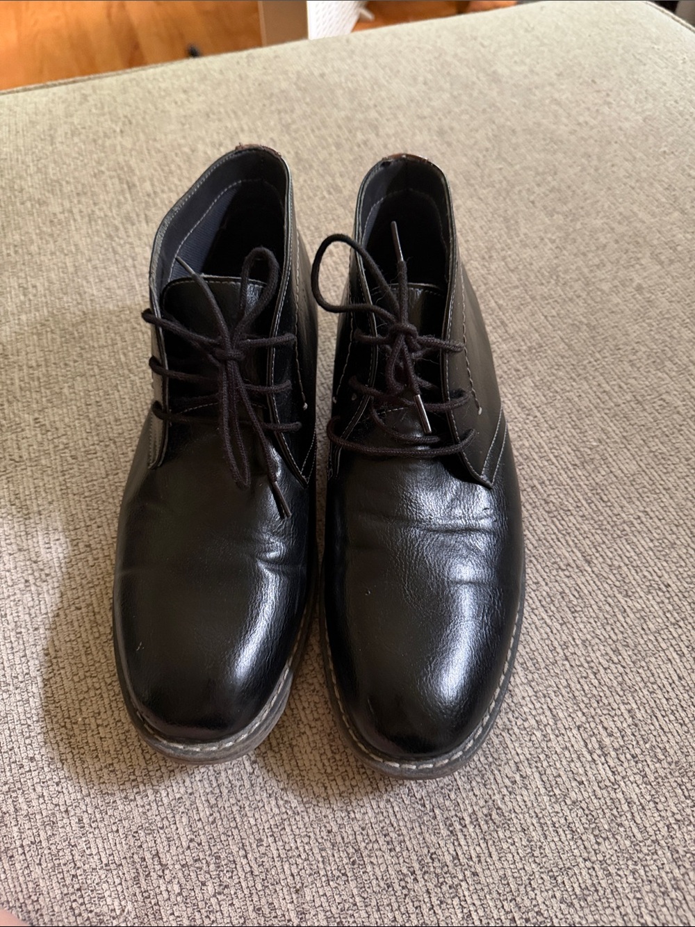Sonoma Men's Black Leather Chukka Boots